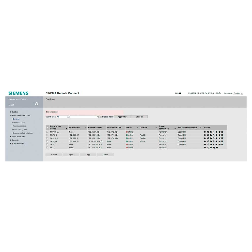 SINEMA RC VIRTUAL-APPL.