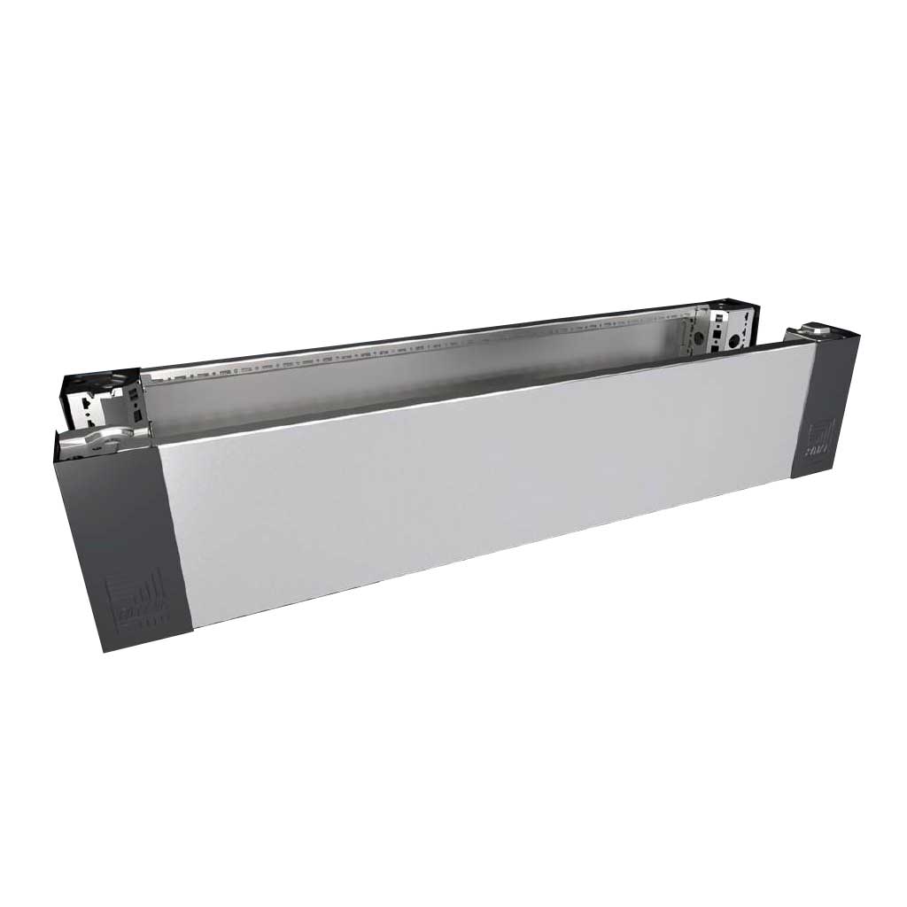 VX Zocalo frontal/trasero 1000X200 INOX, 2 P.