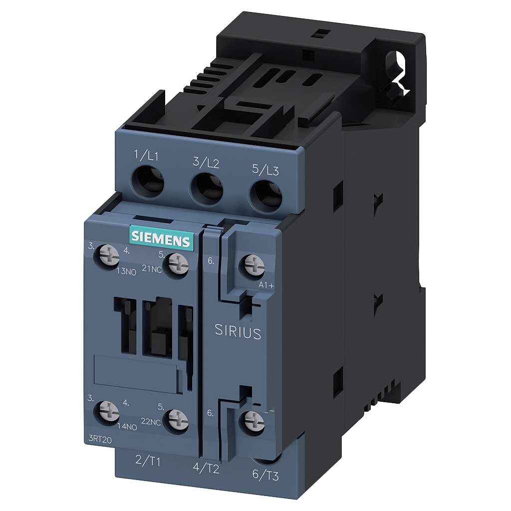 Contactor 3P, S0, 4KW/400V, 9A AC-3, 1NA+1NC, 24 VDC, Conex. Tornillo