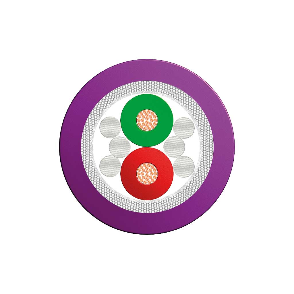 PROFIBUS Torsion Cable por metro