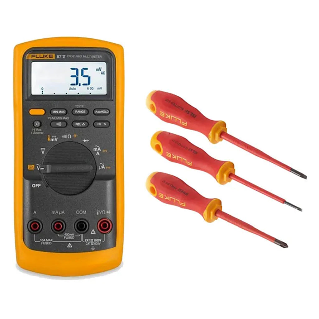 Multímetro industrial Fluke 87V + ISLS3 + ISLS5 + IPHS2