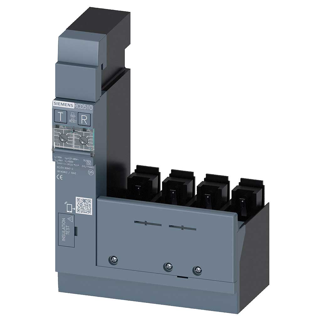 3VA9114-0RS20 RCD510 MONT LATERALM 4P IN=160A