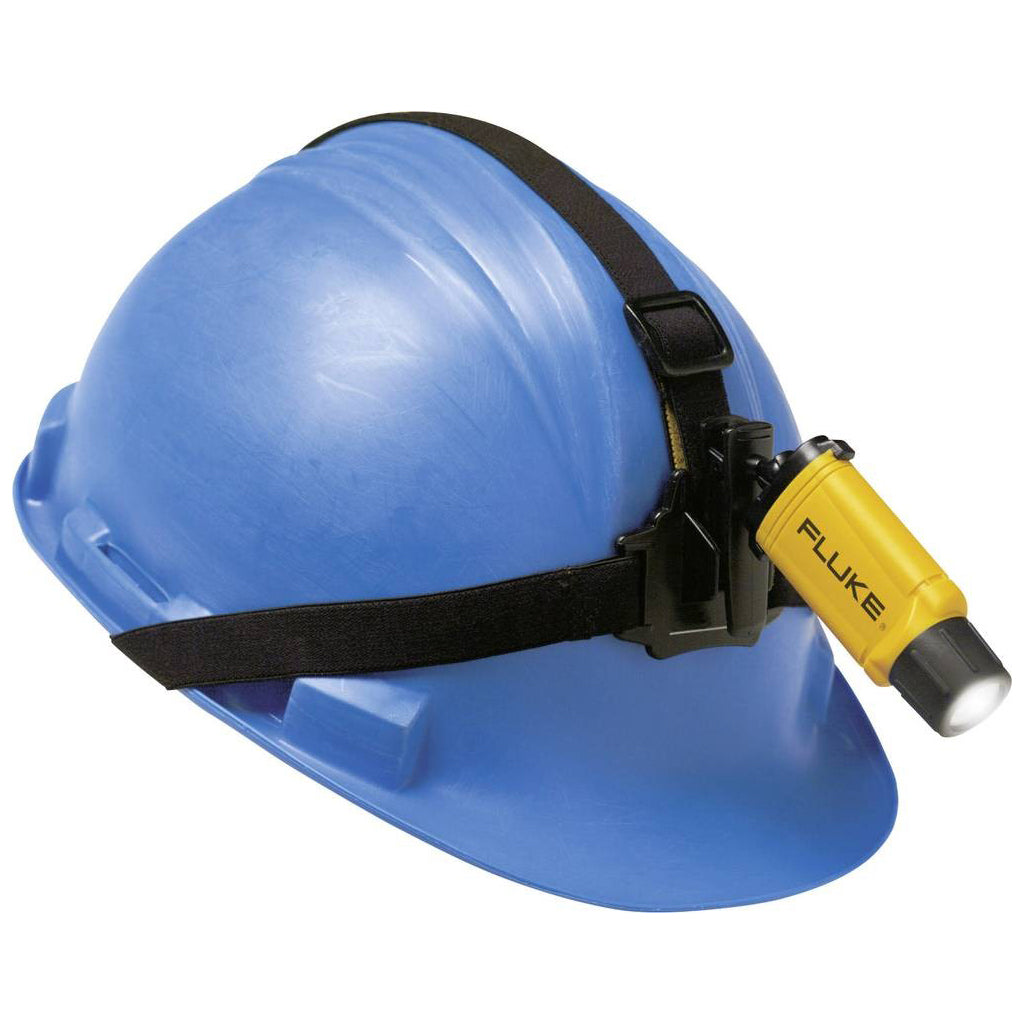 Mini linterna para casco de trabajo con sujeción