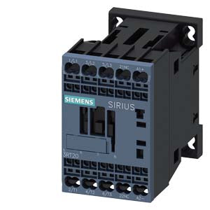 Contactor 3P, S00, 4KW/400V, 9A AC-3, 1NC, 24 VDC, Conex. Resorte