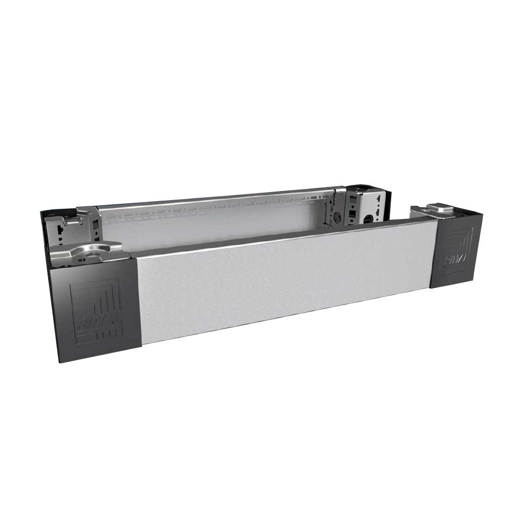 VX Zocalo frontal/trasero 600X100 INOX, 2 P.