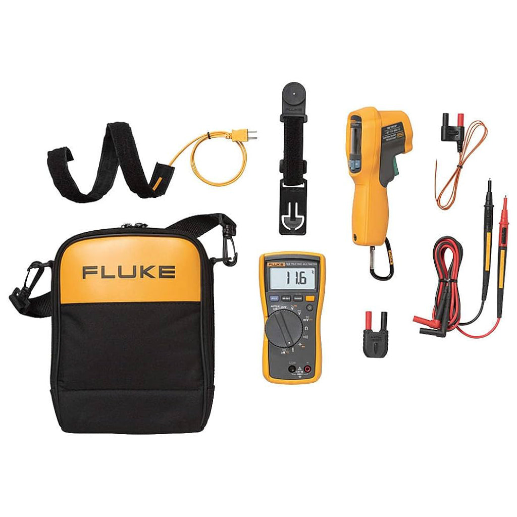 Kit Fluke 116 + termómetro IR 62MAX+