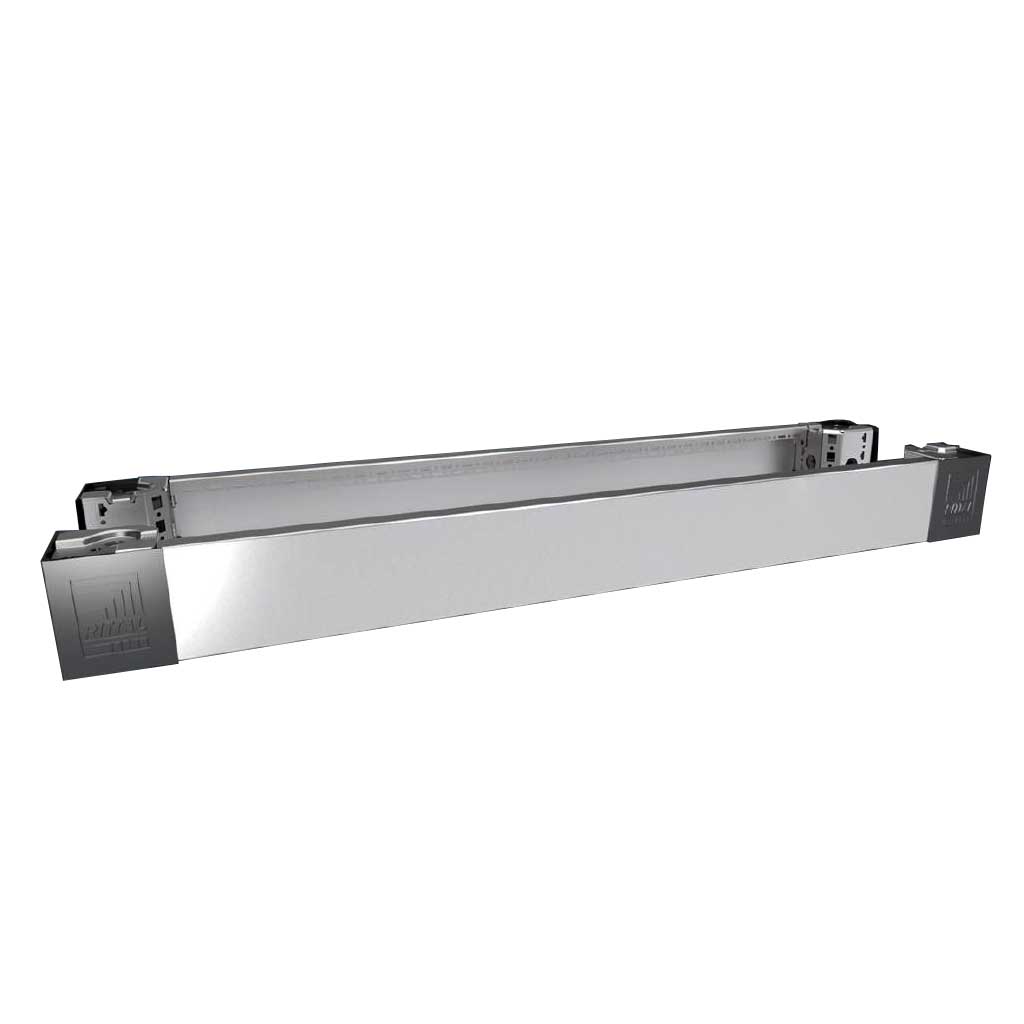 VX Zocalo frontal/trasero 1000X100 INOX, 2 P.