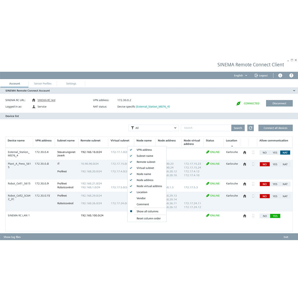 SINEMA RC CLIENT V3 Upgrade OSD