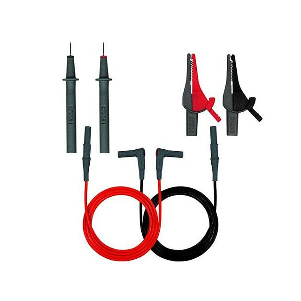 370003 Kit de seguridad IEC 61010, puntas de prueba rojo/negro, 4 mm