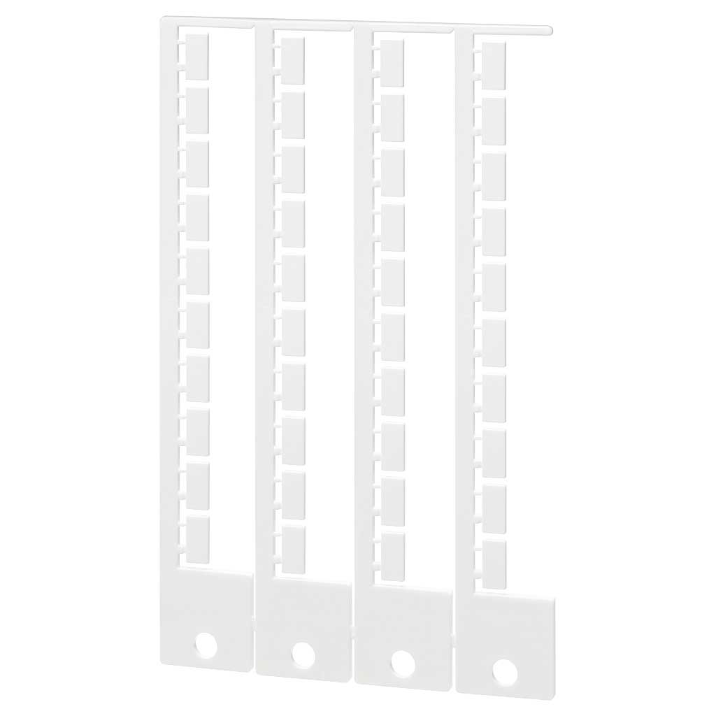 Etiquetas de ident. 10x5 mm, RAL9016