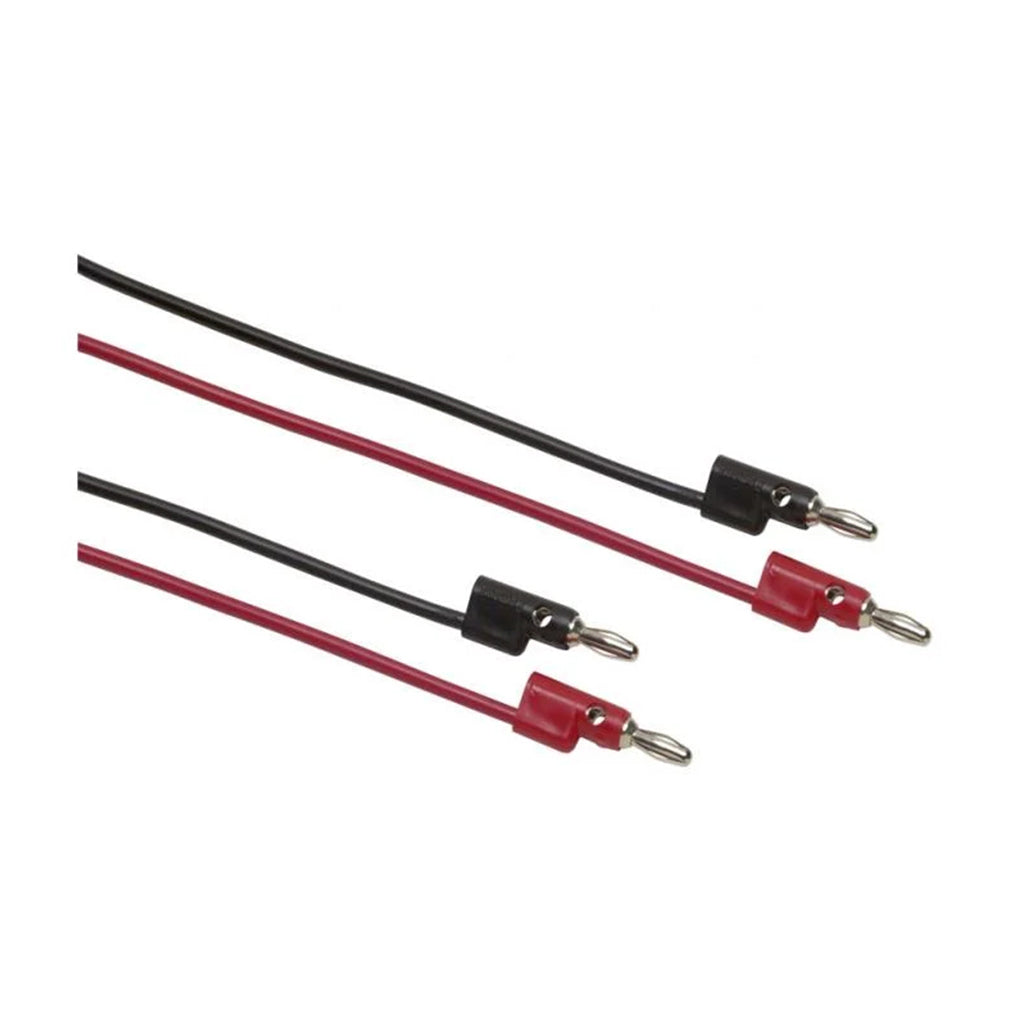 Cables (2 ud.) de 60 cm con conectores banana macho multiconexión