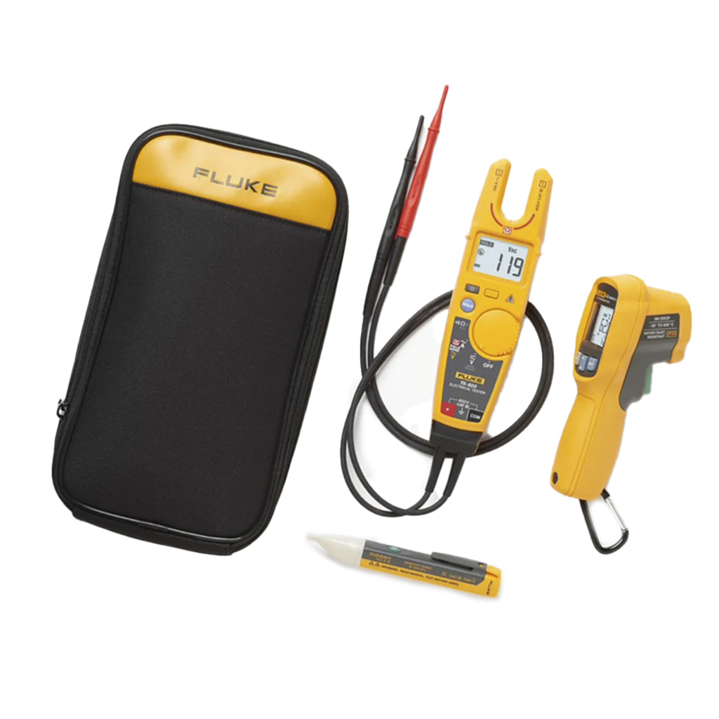 Compro. Fluke T5-600 + Term. IR Fluke 62MAX+ + Detector de tensión Vol